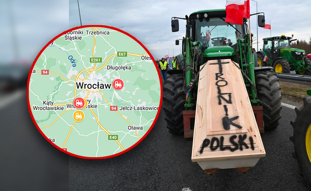 Protest rolników 20 lutego we Wrocławiu