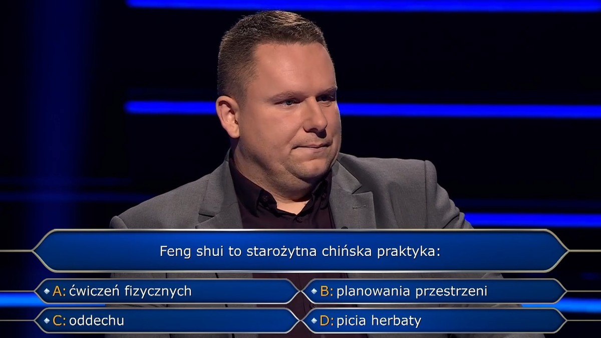 To pytanie w "Milionerach" wprowadziło wszystkich w zakłopotanie. Uczestnik wykorzystał na nie aż dwa koła