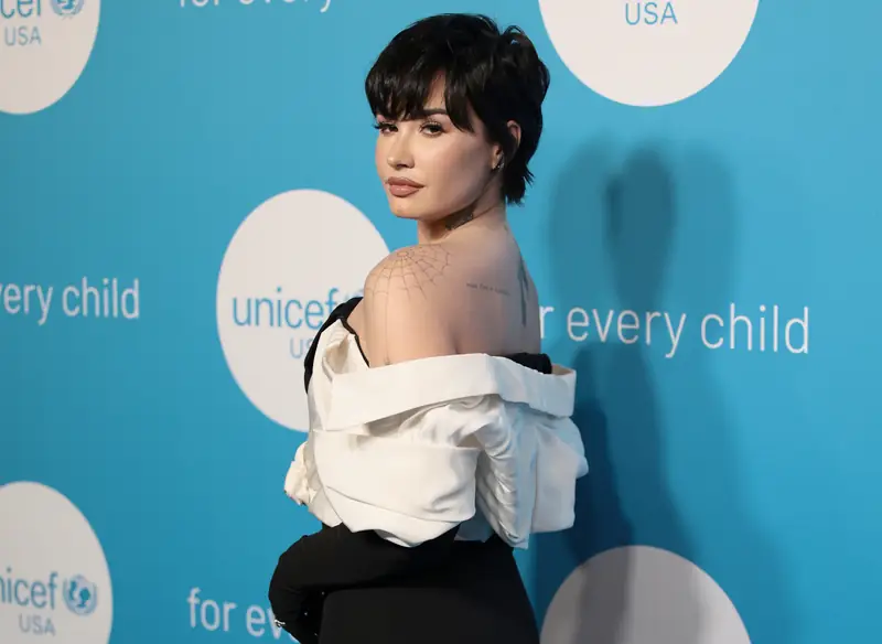 Demi Lovato na Gali UNICEF 29 listopada 2022 roku w Nowym Jorku. /Getty Images