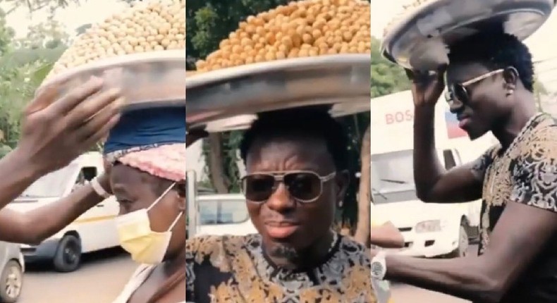 Michael Blackson street hawking