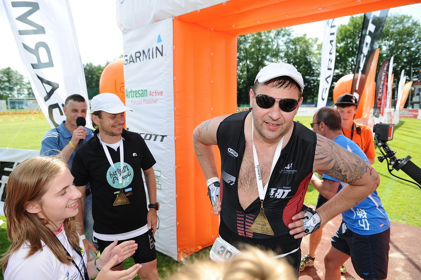 Tomasz Karolak triathlon