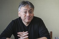 Author of The Buried Giant Kazuo Ishiguro for interview at Random House. They made cookies with the 