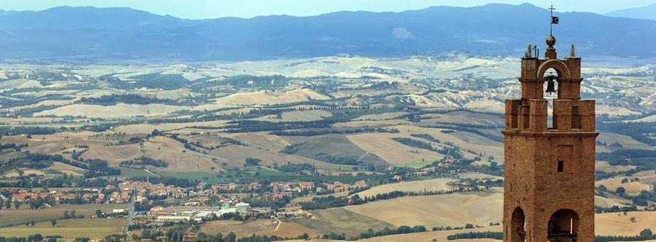 toskania włochy podróże city of Montalcino