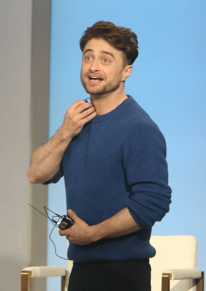 Daniel Radcliffe podczas nagrania programu w Nowym Jorku