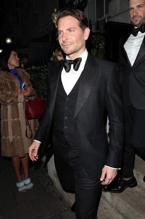 Bradley Cooper na na after party British Vogue x Tiffany & Co.