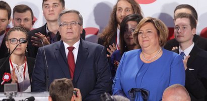 Tak Komorowski zniósł porażkę