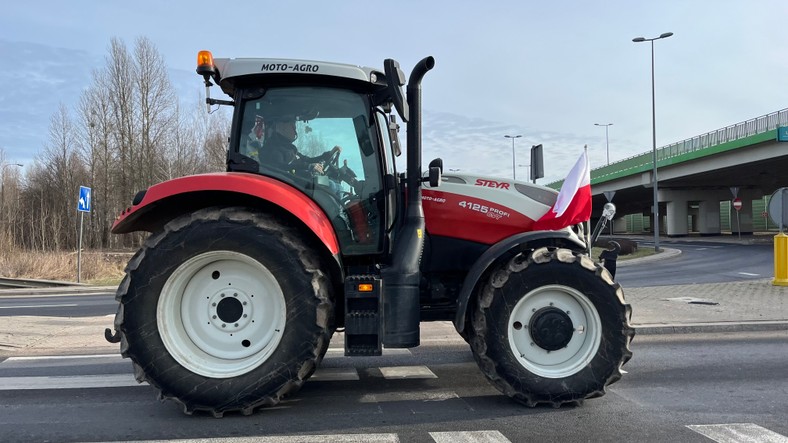 Protest rolników w Białymstoku