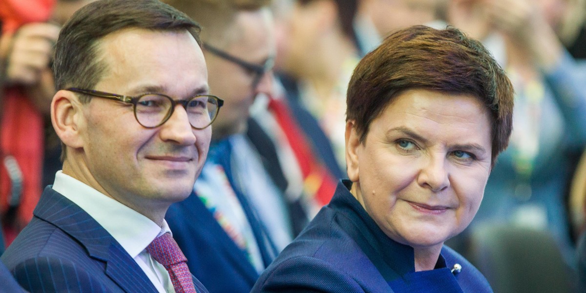 Mateusz Morawiecki I Beata Szydło