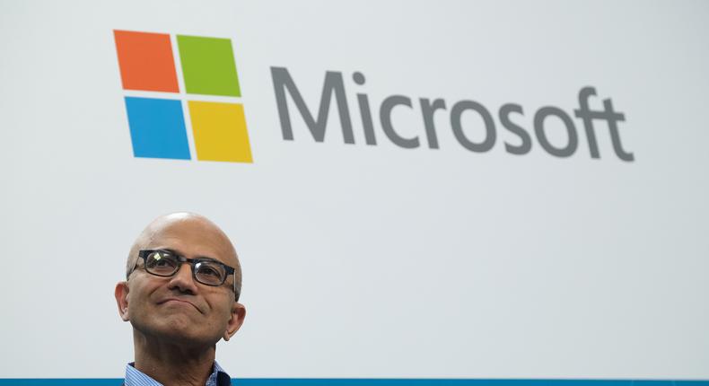 Satya Nadella, CEO of Microsoft.Sean Gallup/Getty Images