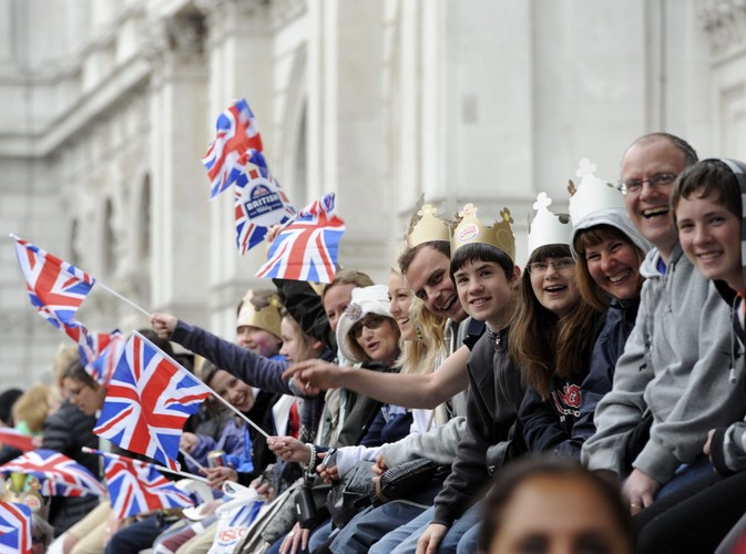 Brytyjczycy w ślubnej euforii