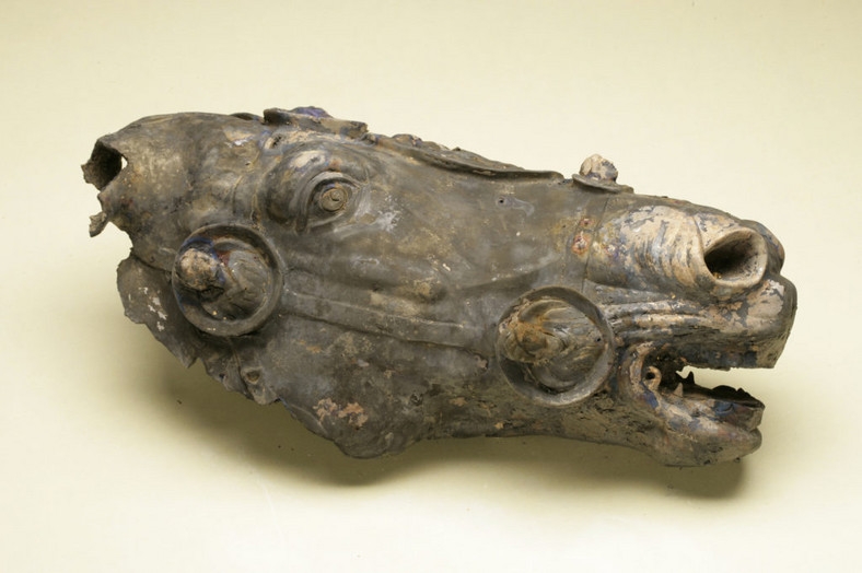 Głowa konia z czasów Cesarstwa Rzymskiego. Fot. J. Bahlo, German Archeological Institute, www.news.artnet.com