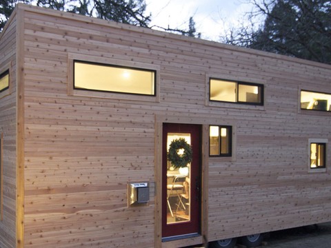 Mały dom na kółkach