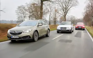 Używane kombi idealne na złe drogi - Passat Alltrack kontra A4 Allroad i Insignia Country Tourer