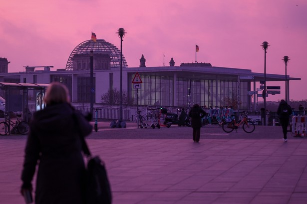 Bundestag, Berlin, Niemcy.