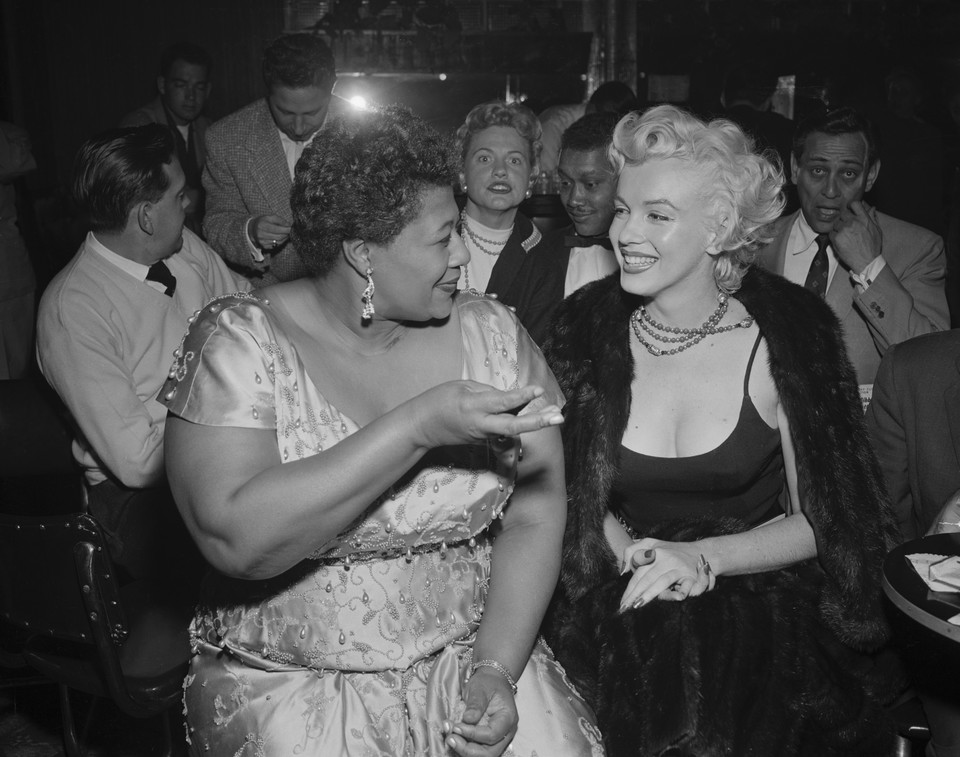Ella Fitzgerald i Marilyn Monroe 