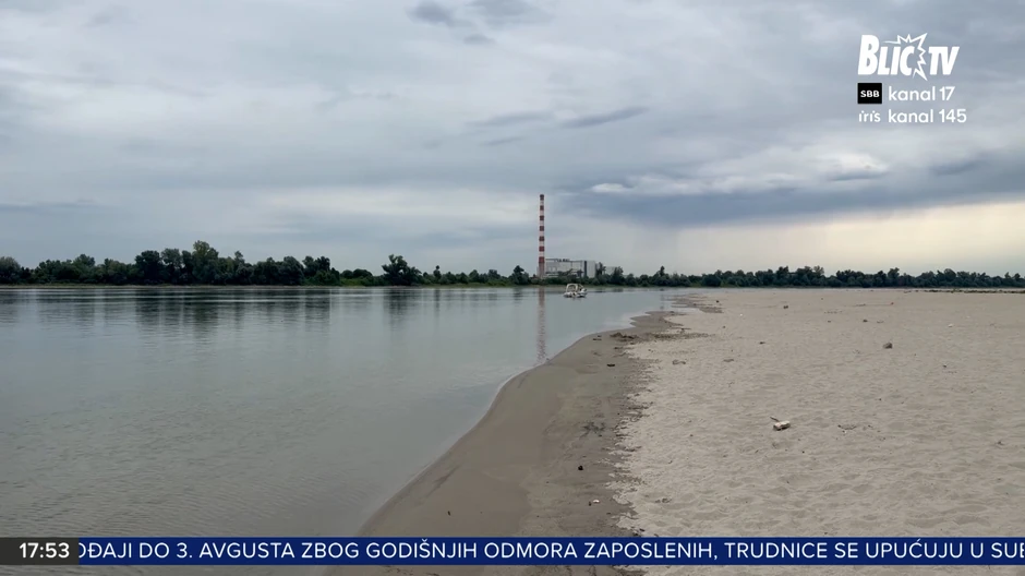 Nizak vodostaj Dunava u Novom Sadu