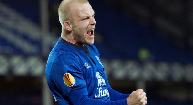 Steven Naismith (pictured November 2014) doubled Hearts's lead from the penalty spot after he had been fouled in the area