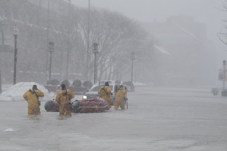 Atak zimy w Bostonie
