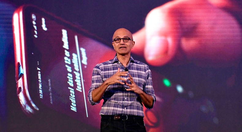 Microsoft CEO Satya Nadella.