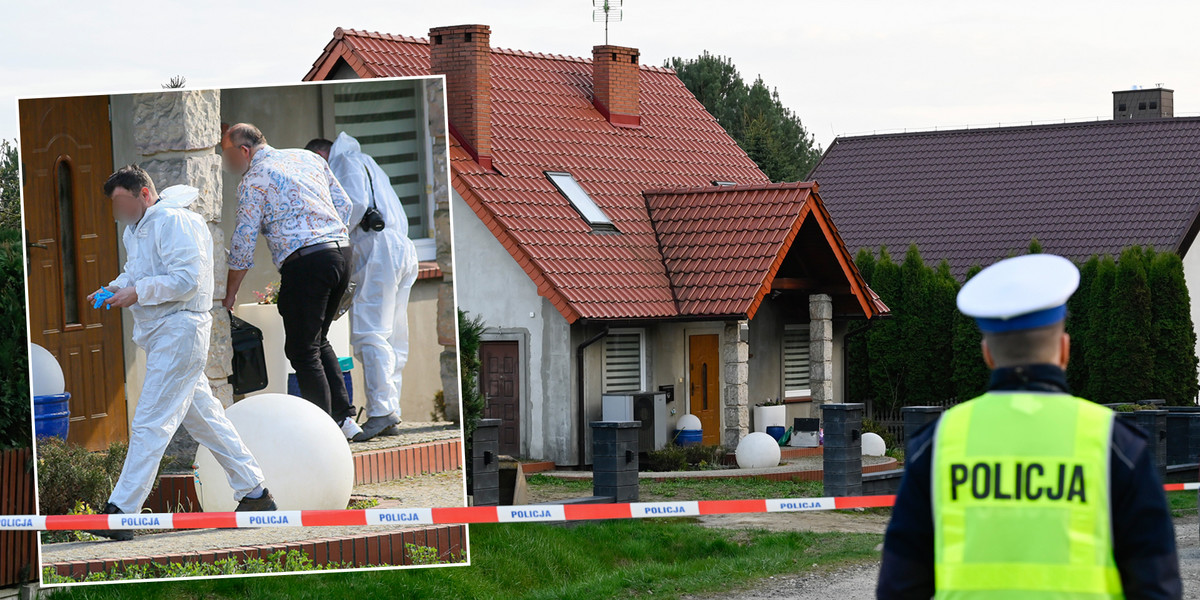 Miejsce tragedii w Kobylej Górze. Zamordowane dwie dziewczynki.