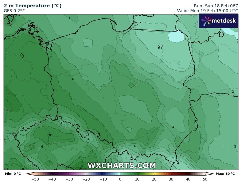 W temperaturze zaznaczy się podział