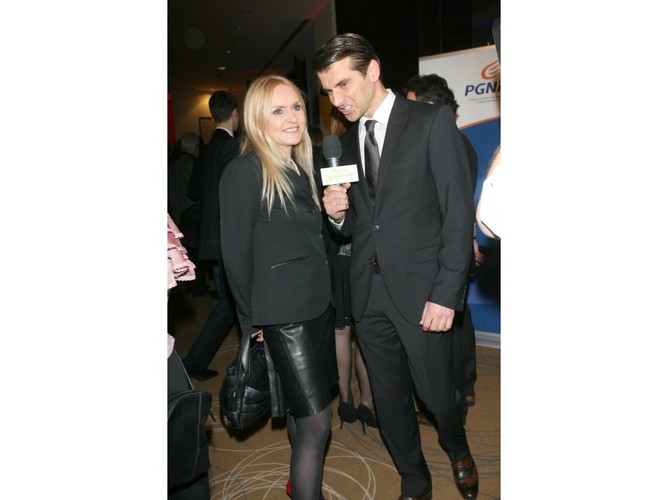 Monika Olejnik i Tomasz Kammel na gali wręczenia nagród Człowiek Roku 2010 Wprost