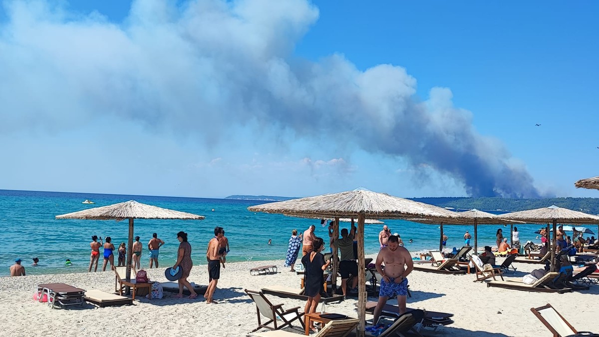 Požar na Halkidikiju