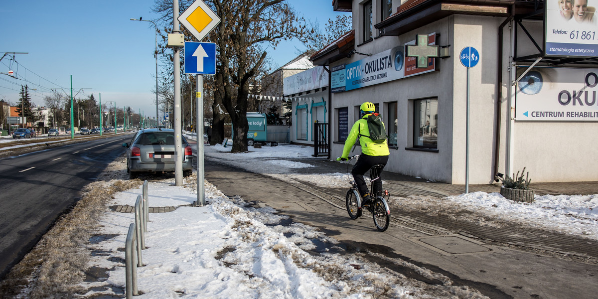 Rowerzyści będą mieli dłuższą ścieżkę wzdłuż ul. Grunwaldzkiej