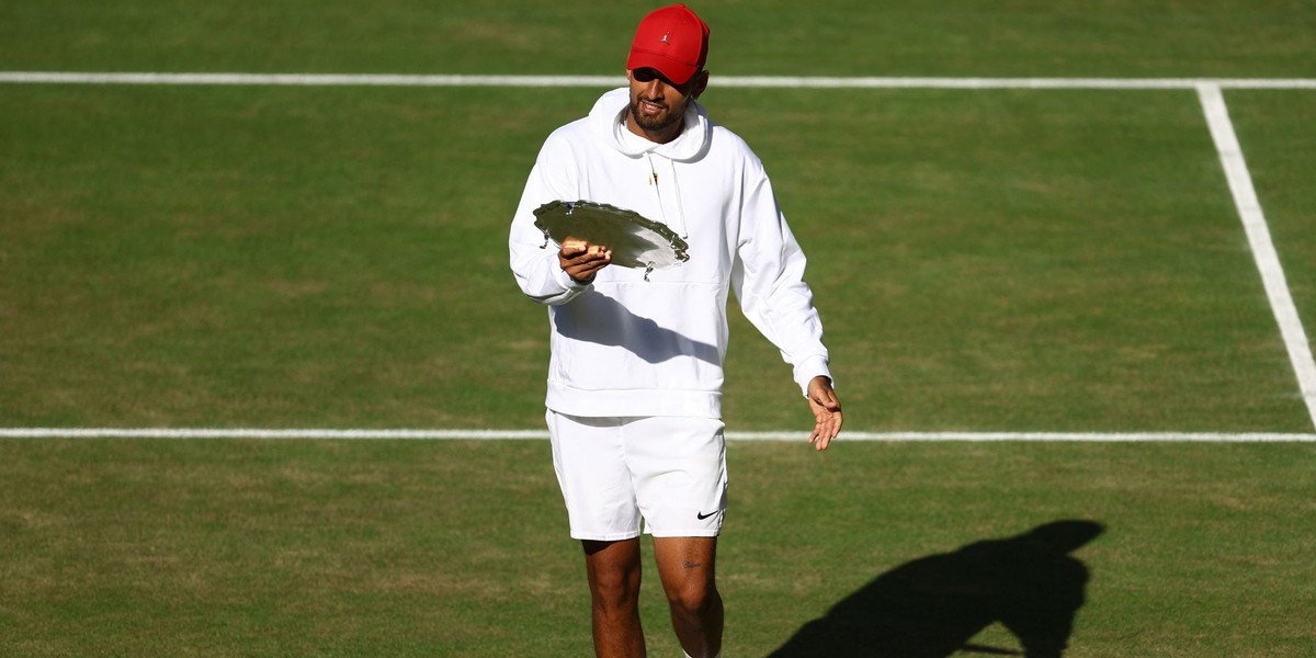 W lipcu Nick Kyrgios (27 l.) doszedł aż do finału Wimbledonu (przegrał z Novakiem Djokovicem, 35 l.)