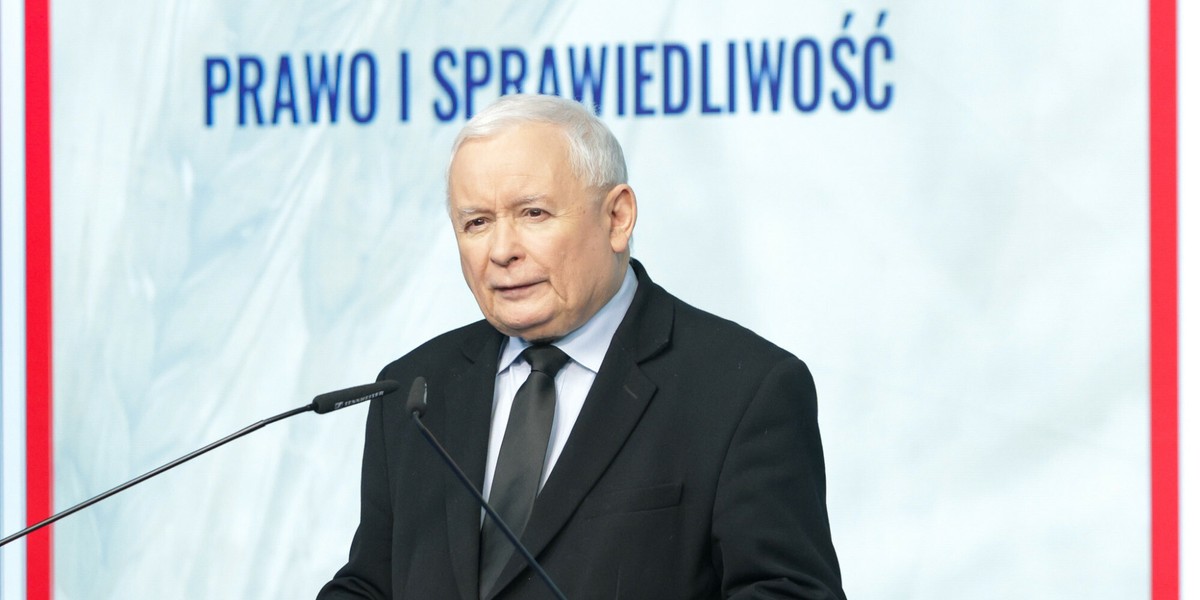 Prezes PiS Jarosław Kaczyński