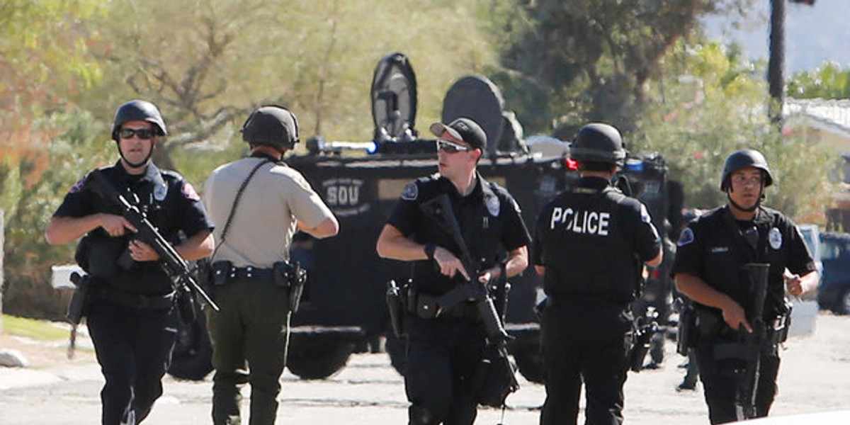 2 police officers fatally shot, another wounded in Palm Springs, California