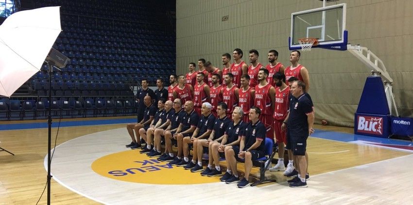 Zvanično fotografisanje košarkaša za Evrobasket