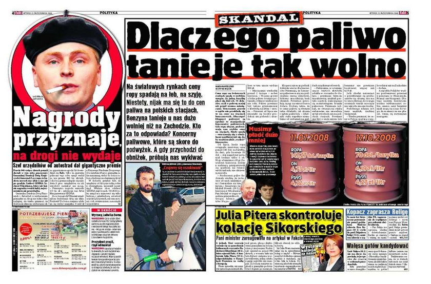 Dlaczego paliwo tanieje tak wolno?