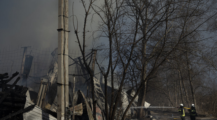 Megsemmisítettek egy üzemanyagbázist Nyugat-Ukrajnában /Fotó: Northfoto