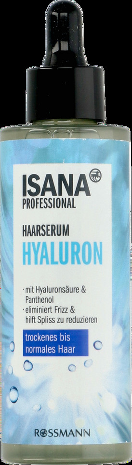 Isana Power Hyaluron serum do włosów (Cena: 14,99zł / 100ml)