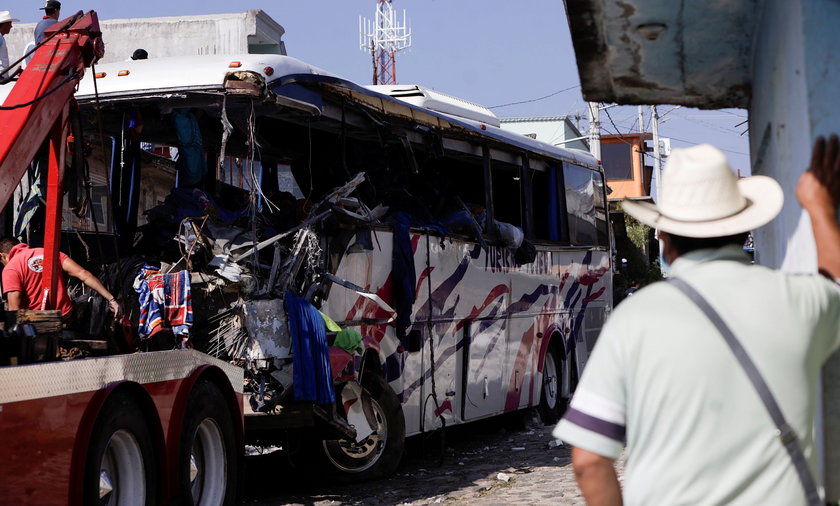 Tragiczny wypadek autokaru w Meksyku.