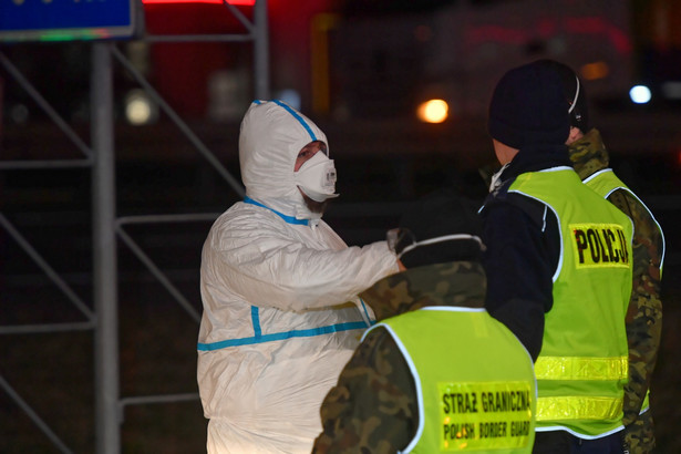 Punkt kontroli sanitarnej na granicy w Kołbaskowie