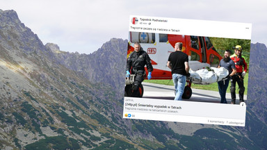 Śmiertelny wypadek w Tatrach w rejonie Orlej Perci