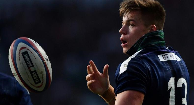 Huw Jones played in all five of Scotland's Six Nations matches, including the 61-21 defeat to England at Twickenham Stadium on March 11, 2017