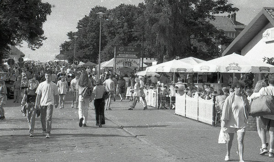 Wakacje nad Bałtykiem. Mielno (lata 90. XX w.)