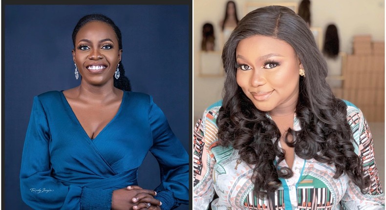 Media personality Shade Ladipo and Nollywood actress Ruth Kadiri [Instagram/ShadeLadipo] [Instagram/RuthKadiri]