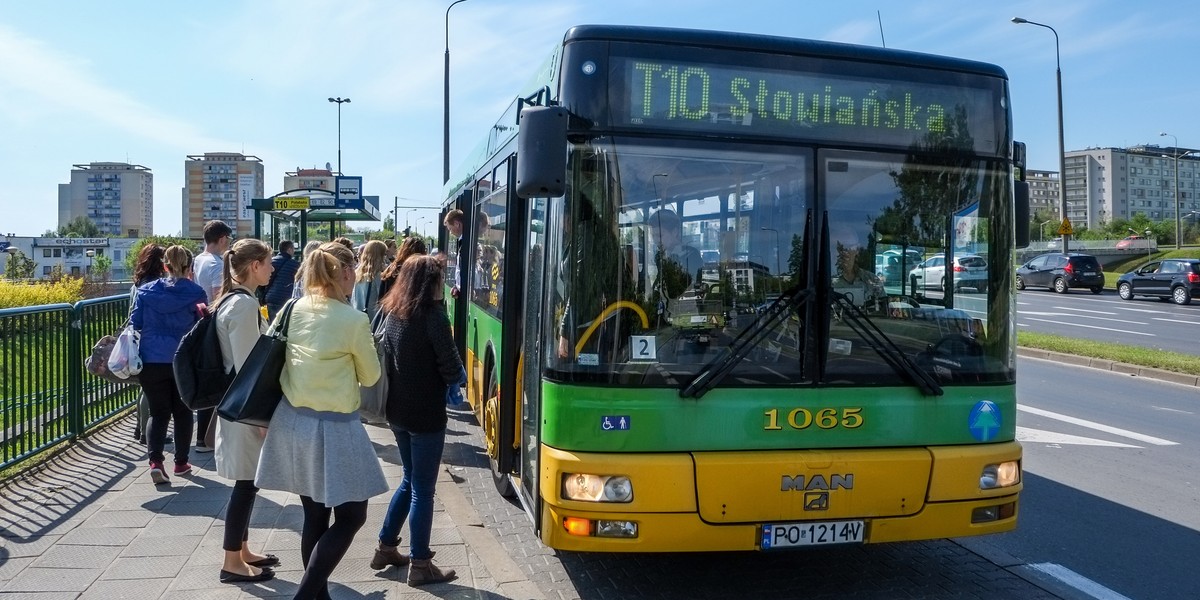 Zastępcza linia T10 jeździ już między Winogradami a centrum