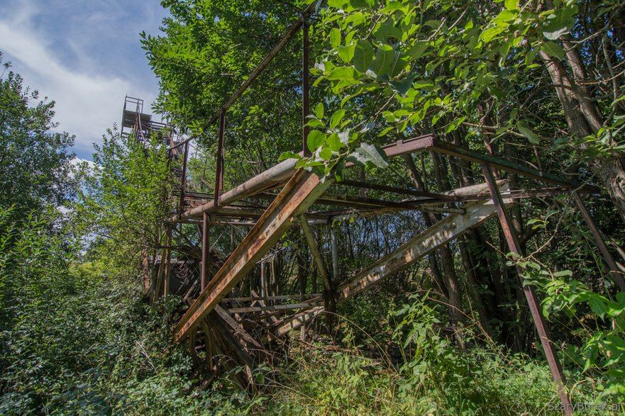 Stara skocznia narciarska w miejscowości Chochołów