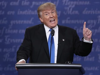 Oszustwo na Trumpa jest coraz popularniejszą formą wyłudzenia w USA. Wykorzystuje się do tego technologię deepfake (zdjęcie ilustracyjne).