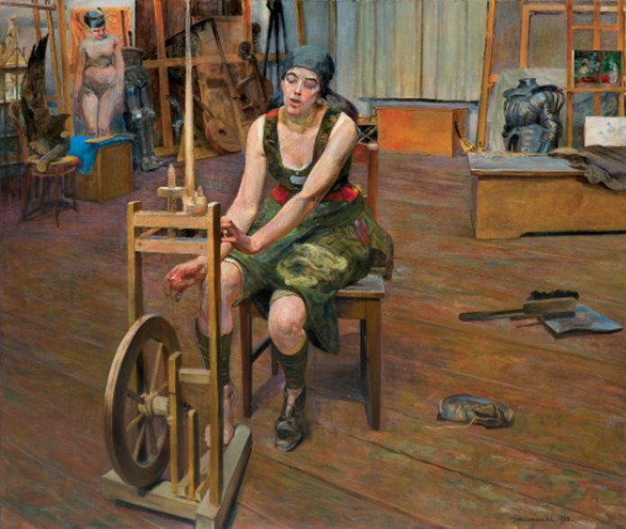 Jacek Malczewski "Prządka" 1922 r.