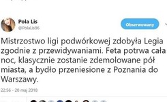 Córka Tomasza Lisa nazwała kibiców Legii bydłem. Swój wpis szybko usunęła z sieci