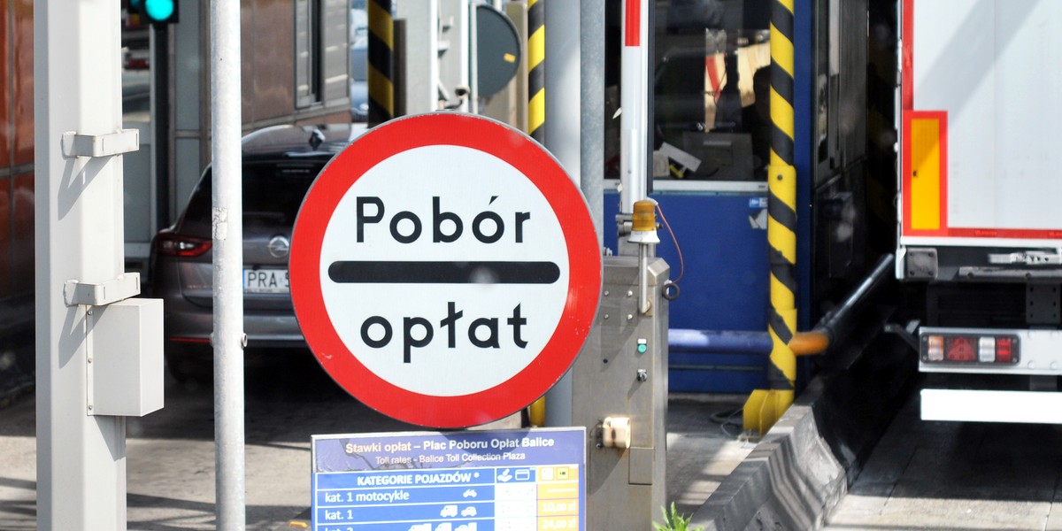 Punkt poboru opłat na A4