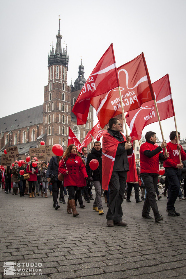 Marsz "Szlachetnej Paczki" w Krakowie
