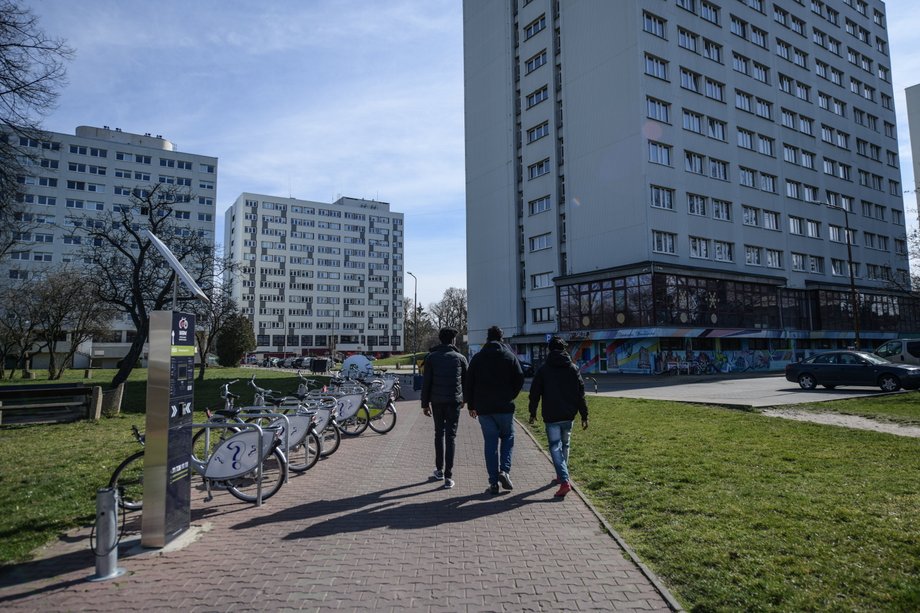 Osiedle akademików Politechniki Wrocławskiej.