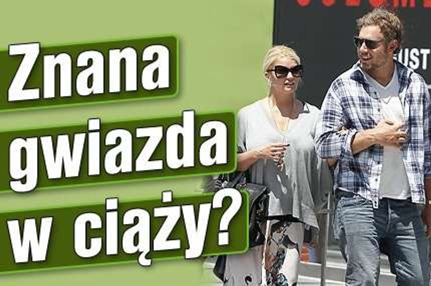 Znana gwiazda w ciąży?